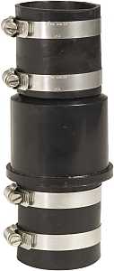 BSC-200-SB-BLK Sump Pump Valve with Sleeves, 2 in Connection, 175 psi Pressure, ABS/Thermoplastic Body