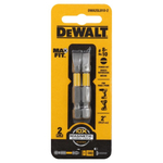 DWA2SL810-2 Screwdriver Bit, #8 Drive, Slotted Drive, 1/4 in Shank, Hex Shank, 2 in L, Steel
