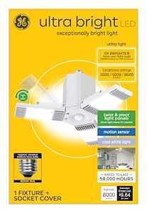 93129815 Work Light, 80 W, 3-Lamp, LED Lamp, 3000, 5000, 8000 Lumens, 4000 K Color Temp, White