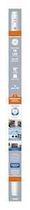 93129782 Color Select LED Light Bulb, T8 Lamp, Medium Bi-Pin Lamp Base, Frost, Cool White/Daylight/Sunshine Light
