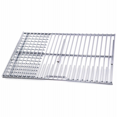 00368Y Small/Medium Cooking Grate, 14 in L, 19-3/4 in W, Chrome-Plated
