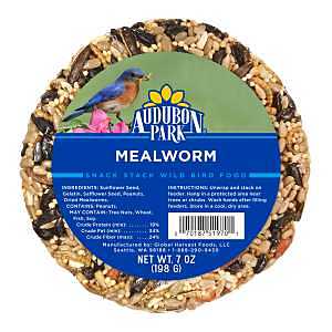 Audubon Park 14496 Mealworm Stack Snack, 7 oz