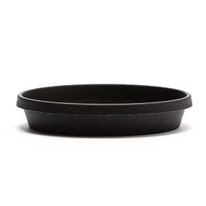 STT0600 Plant Saucer, 6 in Dia, Terra Black