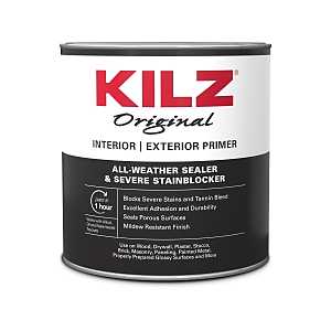 10084 Interior/Exterior Primer and Sealer, White, 1 qt