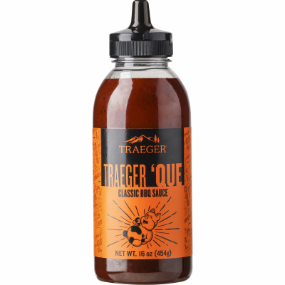 SAU063 Que BBQ Sauce, Savory, Smokey, Sweet, 16 oz Bottle