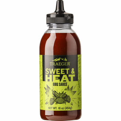 SAU065 Sweet and Heat Spicy BBQ Marinade, Heat, Spicy, Sweet, 16 oz Bottle