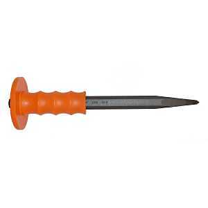 80205 Bullpoint Chisel, Handguarded, 3/4 in Tip, 12 in L