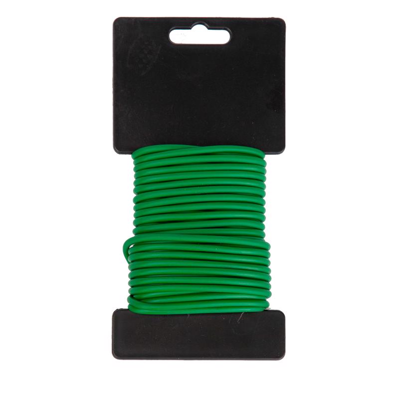 86855A Wire Plant Tie, 16 ft L, Wire, Green