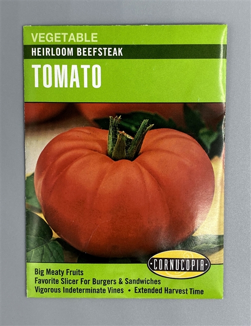 181 Vegetable Seed, Tomato Beefsteak, Solanum Lycopersicum, Spring Planting, 250 mg