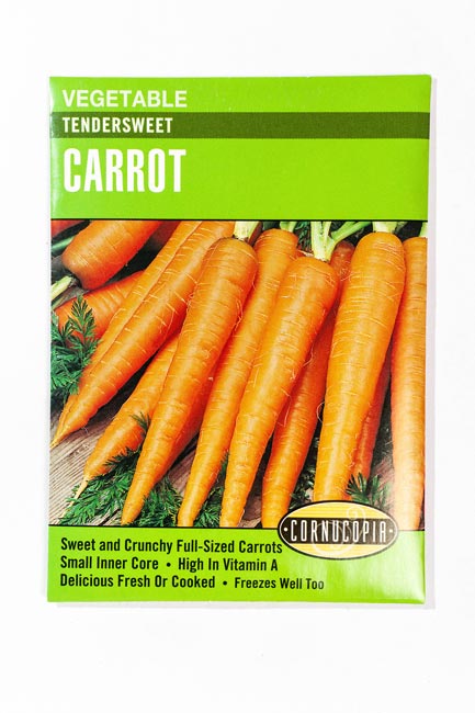 203 Tendersweet Vegetable Seed, Carrot, Daucus Carota, Spring Planting, 2 g