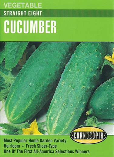 157 Straight Eight Seed, Cucumber, Spring Planting