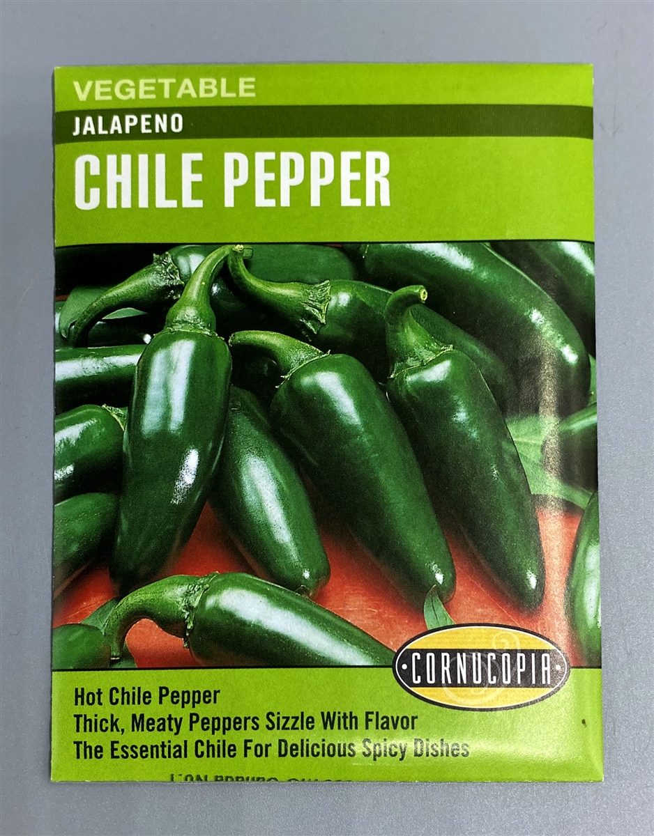 166 Jalapeno Seed, Pepper, Capsicum Annuum Jalapeno, Spring Planting, 750 mg