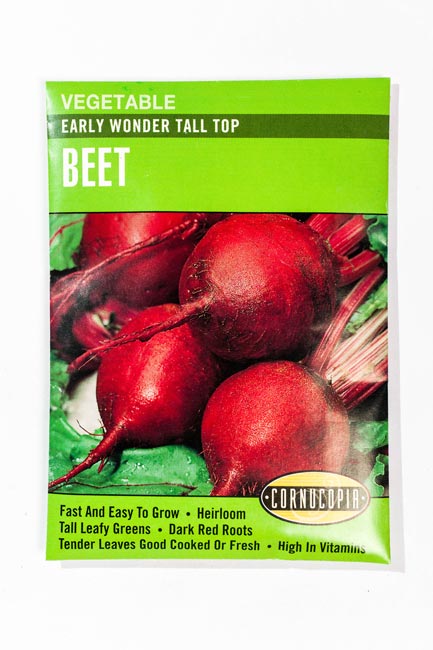 220 Early Wonder Tall Top Seed, Beet, Beta Vulgaris, Early Spring Planting