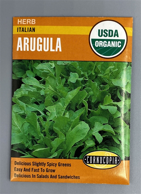 241 Vegetable Seed, Arugula, Eruca Sativa, Early Spring Planting, 1 g