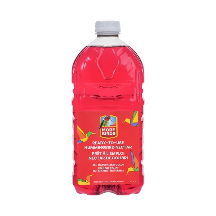 MB700 Bird Food, Liquid, Red, 64 oz Bottle
