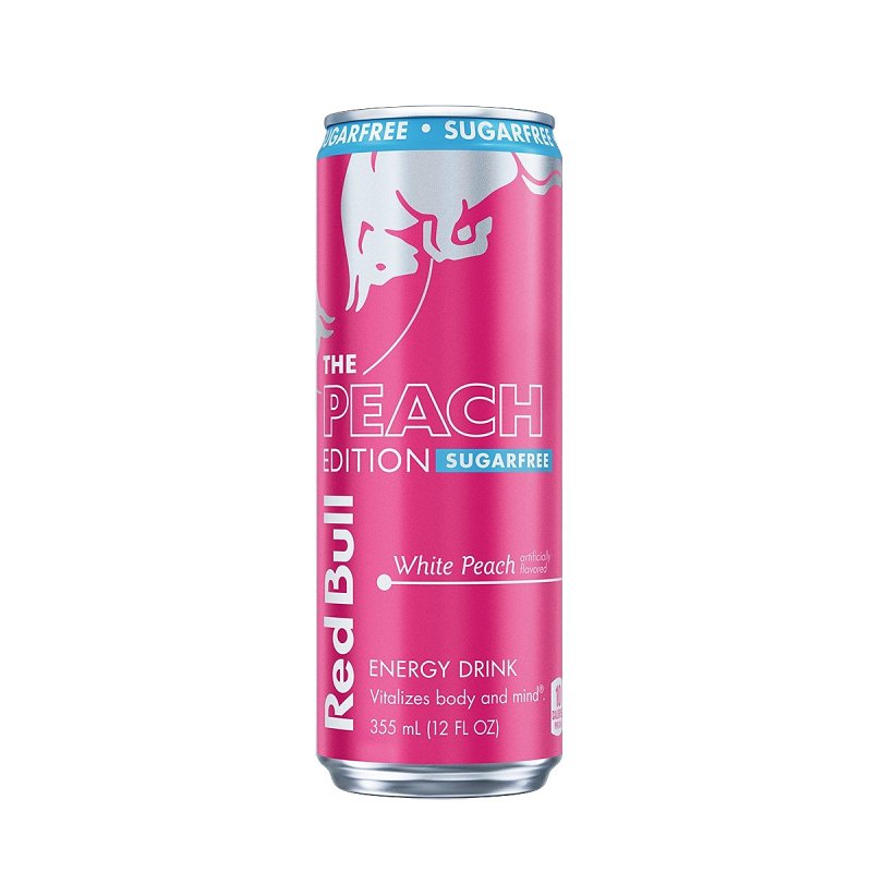 79213 Energy Drink, Liquid, Sugar Free White Peach, 12 fl-oz Can