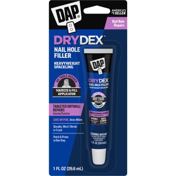 DryDex 7079800944 Spackling Paste, Pink/White, 1 oz