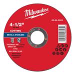 49-94-0003 Metal Cut-Off Disc, 4-1/2 in Dia, 0.45 in Thick, 7/8 in Arbor, Aluminum Oxide Abrasive