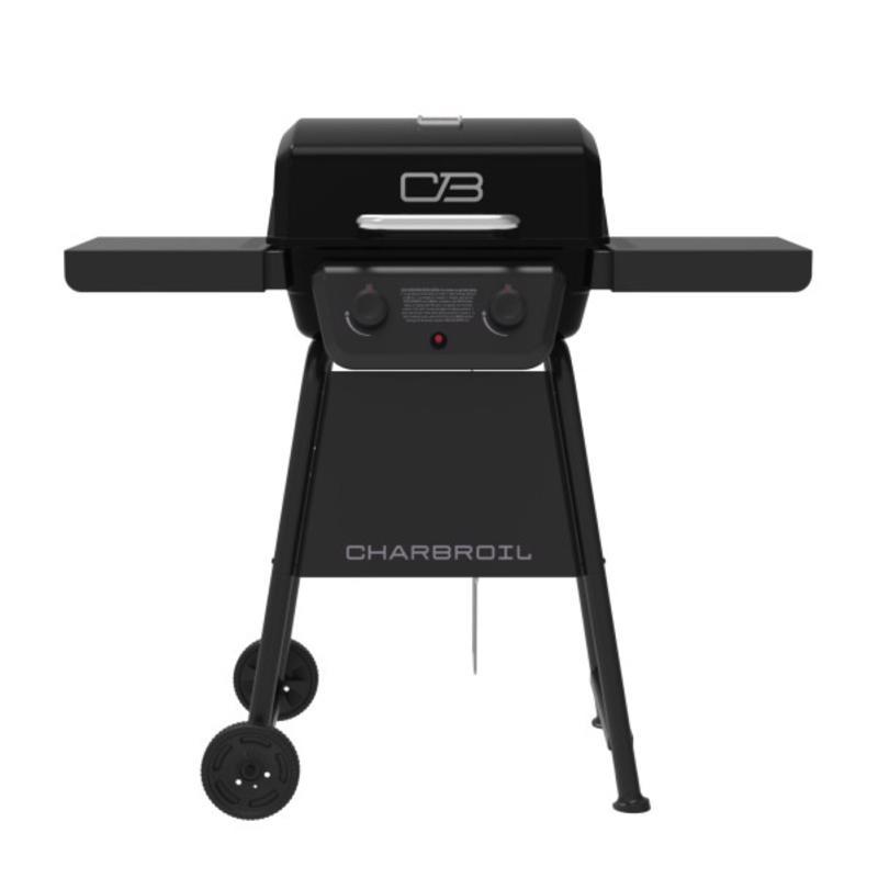 80575 Liquid Propane Grill, 2-Burner, 20000 Btu, Black