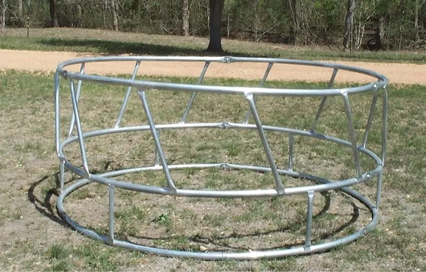 RGC 3 PIECE HAY RING GALV.