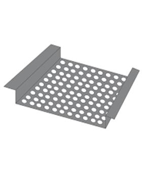 SVTCMF Perforated Soffit Vent, 8 ft L, 2 in W