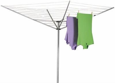 1600 Umbrella Dryer, 73 in L, Aluminum/Steel, Silver