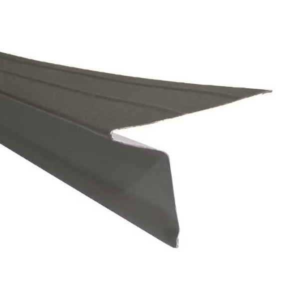 22226 Roof Edge, 10 ft L, 2 in W, 1 in H, DL-Drip Edge, Steel