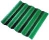 WeatherGlaze Series C25TF.133 Corrugated Panel, 12 ft L, 26 in W, Fiberglass, Green, Textured Embossed