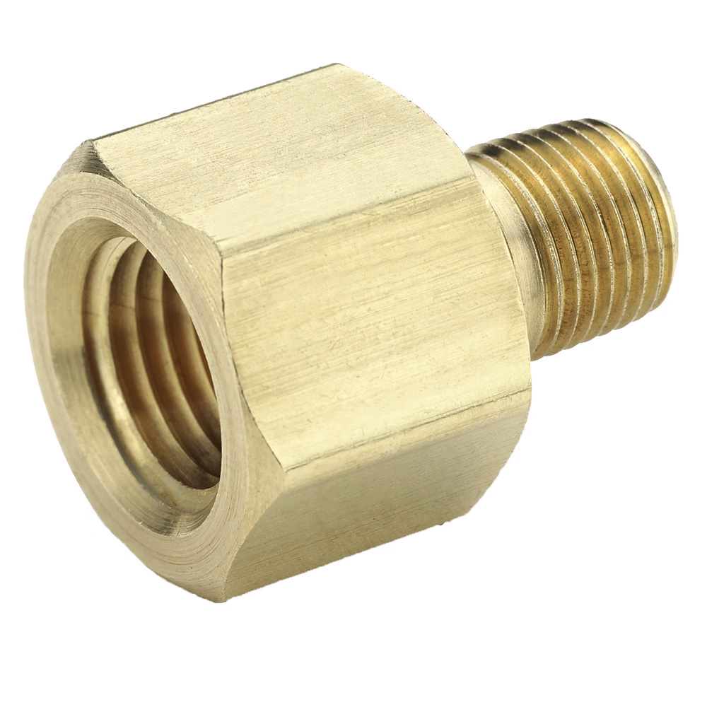 9015 Pipe Adapter, 1/2 in, MPT x FPT, Brass