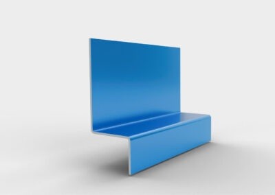 20787 Z-Flashing, 10 ft L, 3/4 in W, 1-1/2 in H, 28 ga, Galvanized Steel