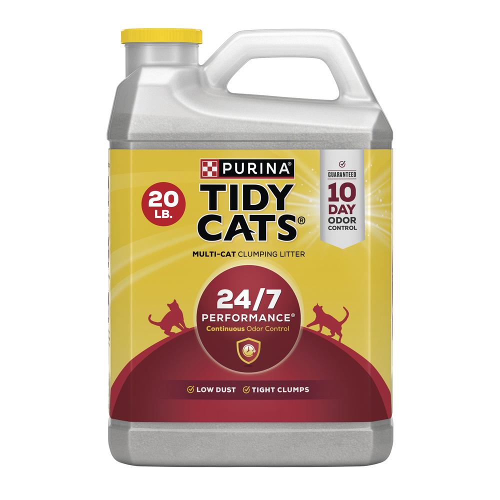24/7 Performance 11620 Cat Litter, 20 lb Jug, Clumping