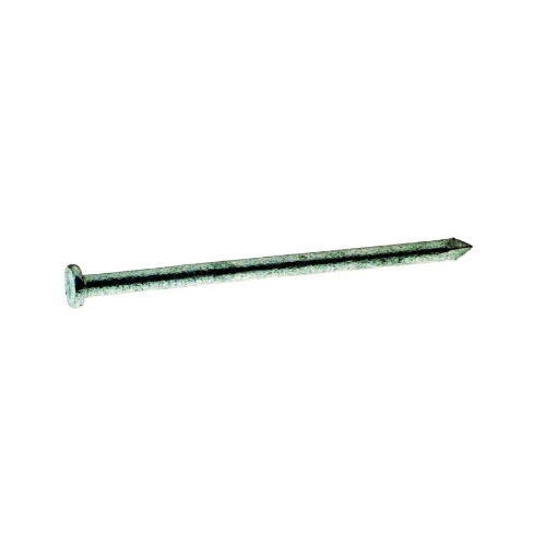 16HGC30BK Common Nail, 16D, 3-1/2 in L, Steel, Hot-Dipped Galvanized, Flat Head, Smooth Shank, Gray