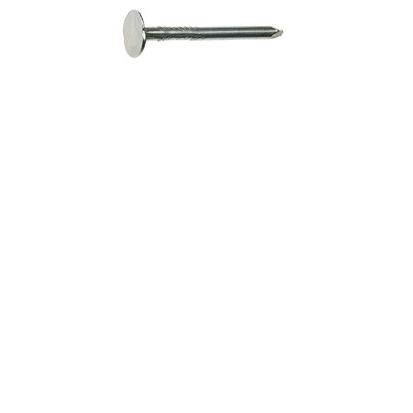 114HGRFG5 Roofing Nail, 1-1/4 in L, Wide Head, Steel, 11