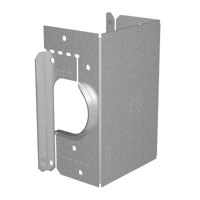 HSS2-2-SDS3 Stud Shoe, 3-1/4 in L x 7-1/8 in H Dimensions, Steel, 16 ga Material Thickness