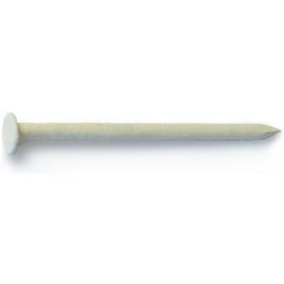 24664 Finishing Nail, 1-1/4 in L, Stainless Steel, Almond