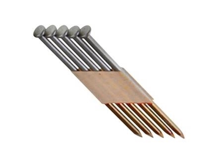GRSP12DZ Framing Nail, 12D, 3-1/4 in L, Bright Coated, Clipped Head, Smooth Shank