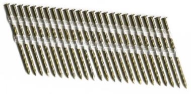 1015198 Nail, 3 in L, Bright, Round Head, Screw Shank