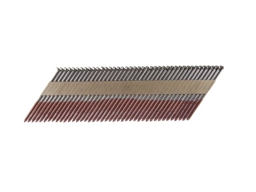 A3X120HDR/33 Pneumatic Nail, 3 in L, Hot-Dip Galvanized, Clipped Head, Ring Shank, 500 Count