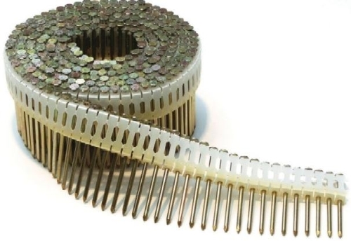 14048 Nail, 2-1/4 in L, Electro-Galvanized, Round Head, Ring Shank, 7,200 Count