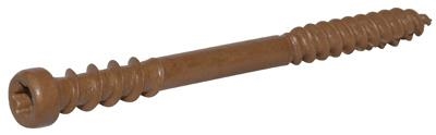 Deck Plus Brown Deck Screw - 5lb Box (#8 x 2")