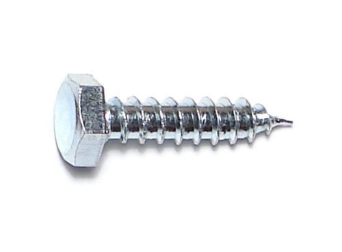 53138 Lag Screw, 1/4 in Thread, 1 in OAL, Stainless Steel, SAE Measuring