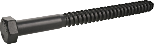 HILLMAN 261188 Lag Screw, 1/2 in Thread, 6 in OAL, Steel, Ceramic