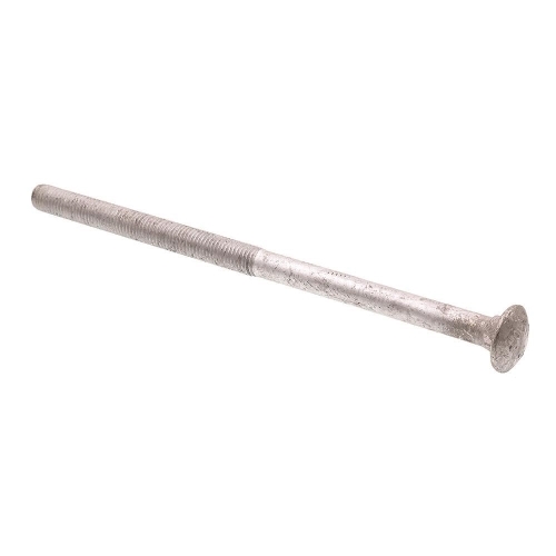 GCB5814 Carriage Bolt, 5/8 in Thread, 16 in OAL, Hot Dipped Galvanized