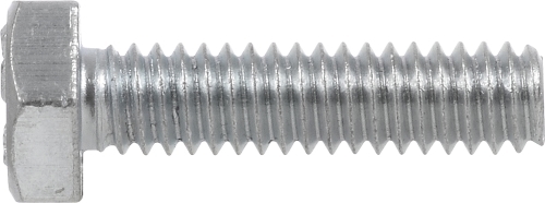 883148 Hex Bolt, 1/4 in Thread, 3 in OAL, 2 Grade, Stainless Steel, Zinc, SAE Measuring, Coarse Thread
