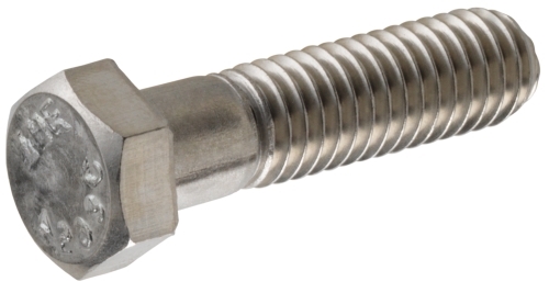 HILLMAN 882078 Hex Bolt, M6-1 Thread, 16 mm OAL, 305 Grade, Stainless Steel, Stainless, Metric Measuring, Coarse Thread