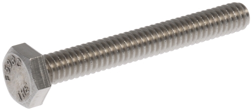 HILLMAN 885056 Hex Bolt, 1/4 in Thread, 1-1/2 in OAL, 305 Grade, Stainless Steel, Stainless, SAE Measuring