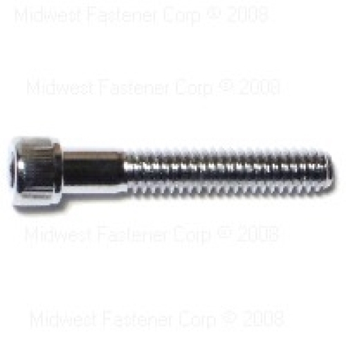 80609 Hex Cap Screw, 1/4-28 Thread, 4-1/2 in OAL, 5 Grade, Zinc, Fine Thread