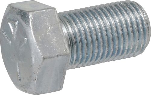HILLMAN 880612 Hex Cap Screw, 1/2 in Thread, 1 in OAL, 5 Grade, Steel, Zinc, SAE Measuring, Fine Thread