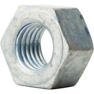 HILLMAN Hex Nut, Coarse Thread, 1/2 Thread, Steel, Galvanized