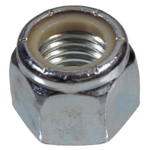 882038 Insert Stop Nut, Standard, Coarse Thread, 8-32 Thread, Stainless Steel, Zinc-Plated